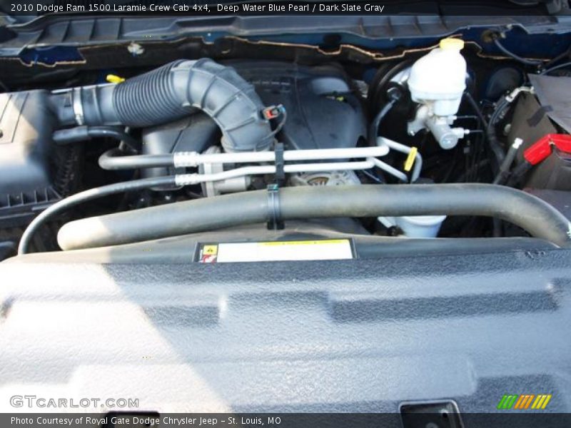 Deep Water Blue Pearl / Dark Slate Gray 2010 Dodge Ram 1500 Laramie Crew Cab 4x4