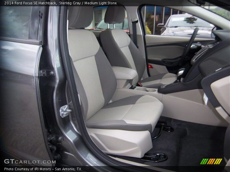 Sterling Gray / Medium Light Stone 2014 Ford Focus SE Hatchback