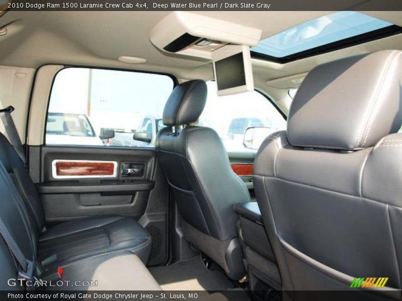 Deep Water Blue Pearl / Dark Slate Gray 2010 Dodge Ram 1500 Laramie Crew Cab 4x4