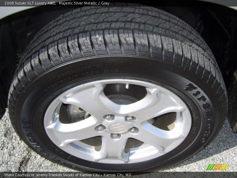 Majestic Silver Metallic / Grey 2008 Suzuki XL7 Luxury AWD