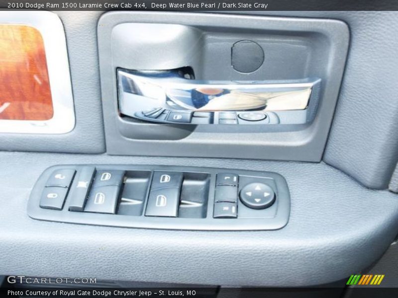 Deep Water Blue Pearl / Dark Slate Gray 2010 Dodge Ram 1500 Laramie Crew Cab 4x4