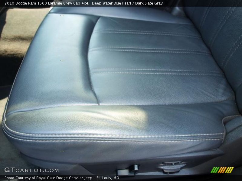 Deep Water Blue Pearl / Dark Slate Gray 2010 Dodge Ram 1500 Laramie Crew Cab 4x4
