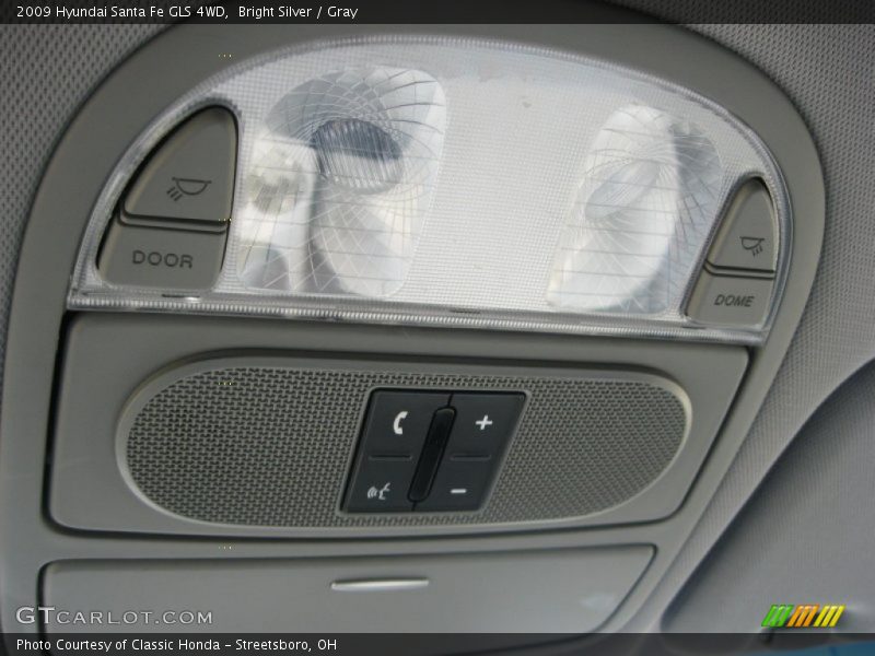 Bright Silver / Gray 2009 Hyundai Santa Fe GLS 4WD