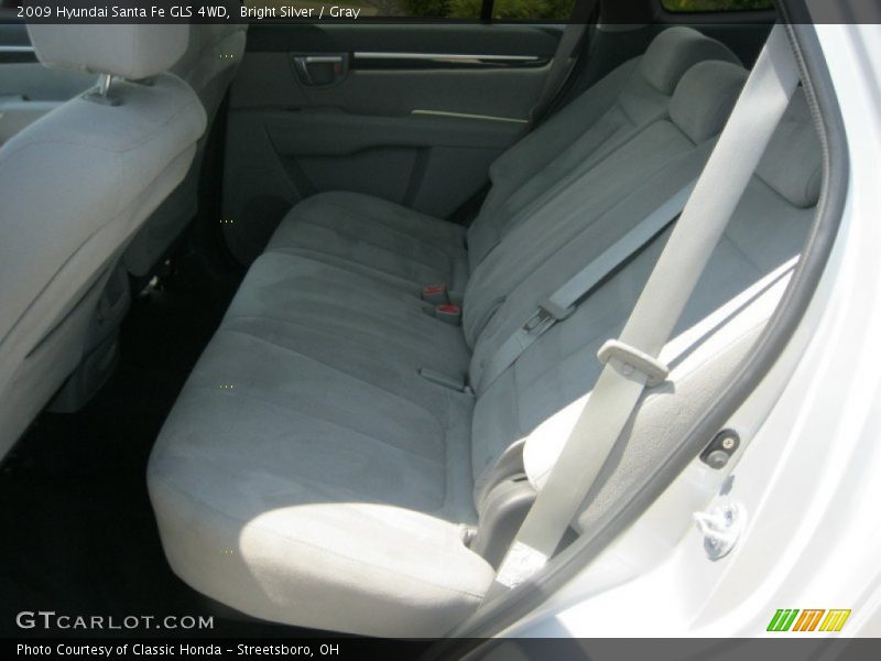 Bright Silver / Gray 2009 Hyundai Santa Fe GLS 4WD