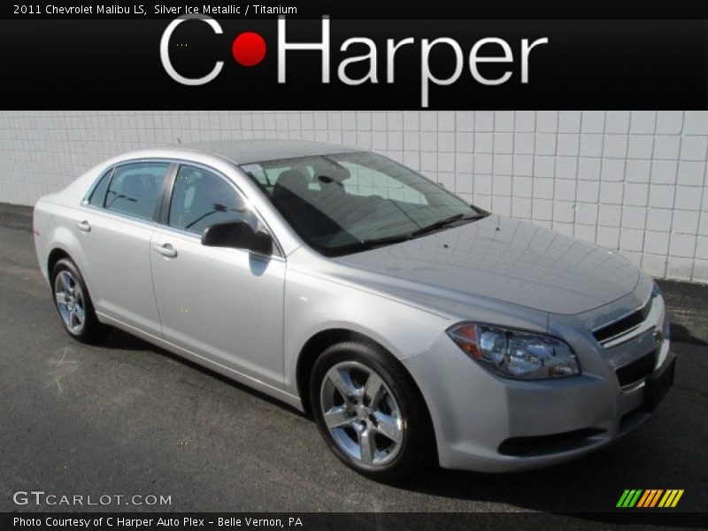 Silver Ice Metallic / Titanium 2011 Chevrolet Malibu LS