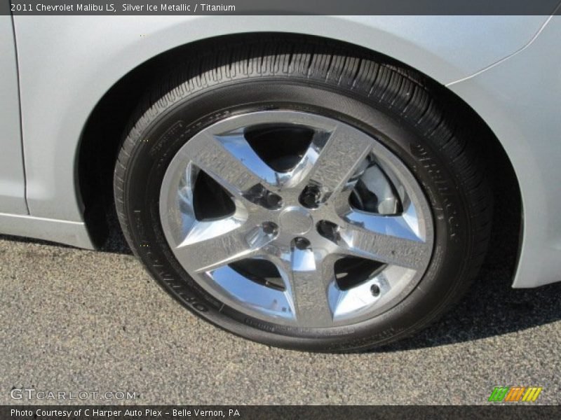 Silver Ice Metallic / Titanium 2011 Chevrolet Malibu LS