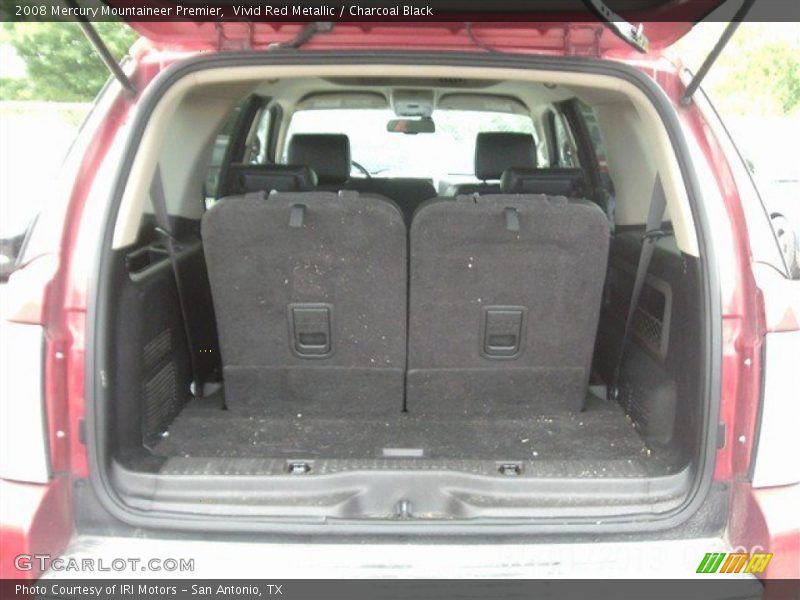 Vivid Red Metallic / Charcoal Black 2008 Mercury Mountaineer Premier