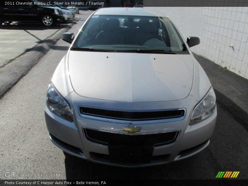 Silver Ice Metallic / Titanium 2011 Chevrolet Malibu LS