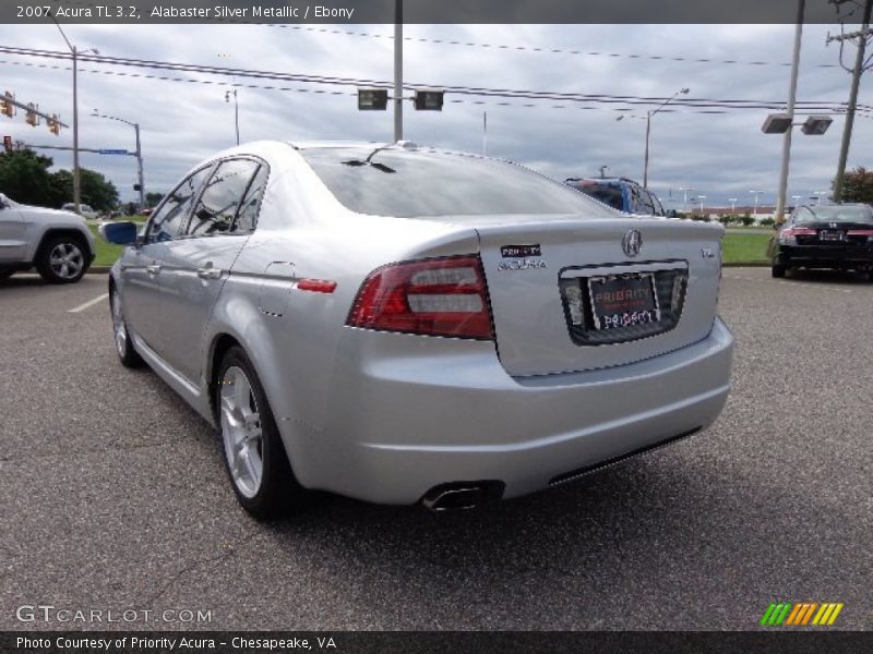 Alabaster Silver Metallic / Ebony 2007 Acura TL 3.2