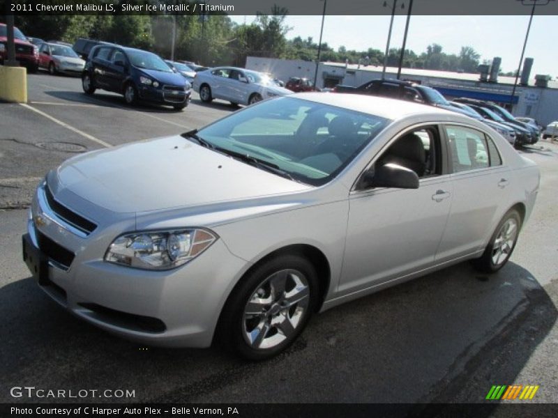 Silver Ice Metallic / Titanium 2011 Chevrolet Malibu LS
