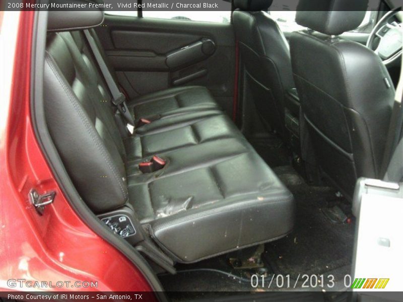 Vivid Red Metallic / Charcoal Black 2008 Mercury Mountaineer Premier