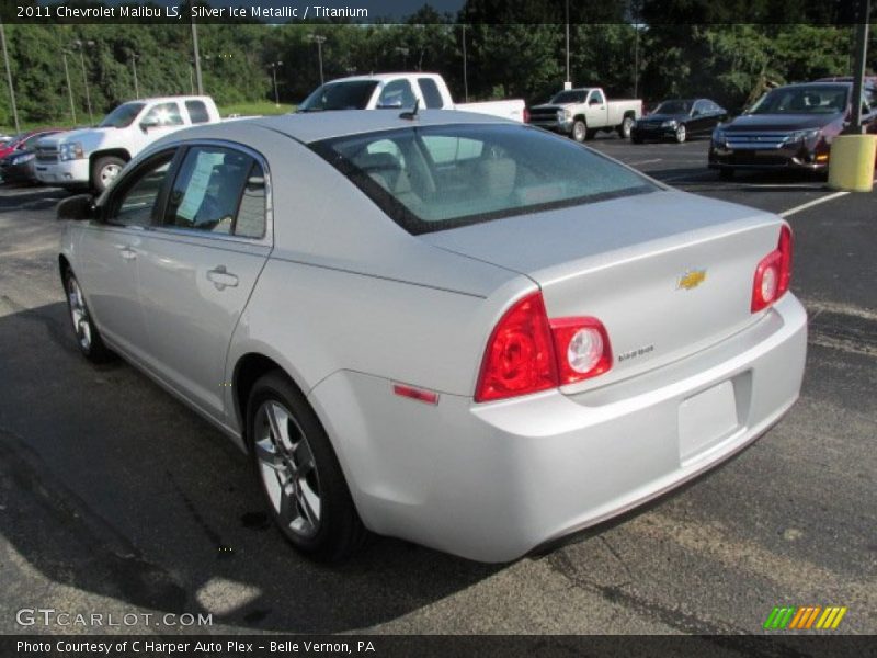 Silver Ice Metallic / Titanium 2011 Chevrolet Malibu LS