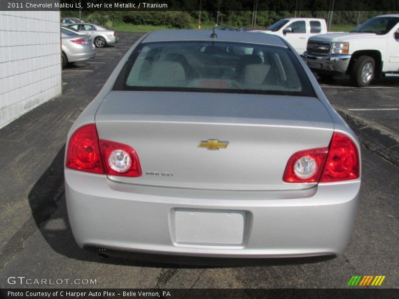 Silver Ice Metallic / Titanium 2011 Chevrolet Malibu LS