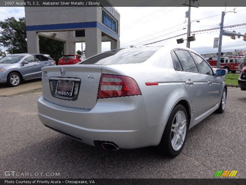 Alabaster Silver Metallic / Ebony 2007 Acura TL 3.2