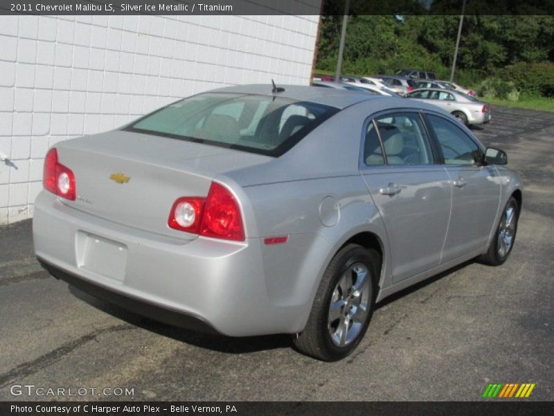 Silver Ice Metallic / Titanium 2011 Chevrolet Malibu LS