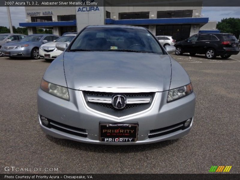 Alabaster Silver Metallic / Ebony 2007 Acura TL 3.2