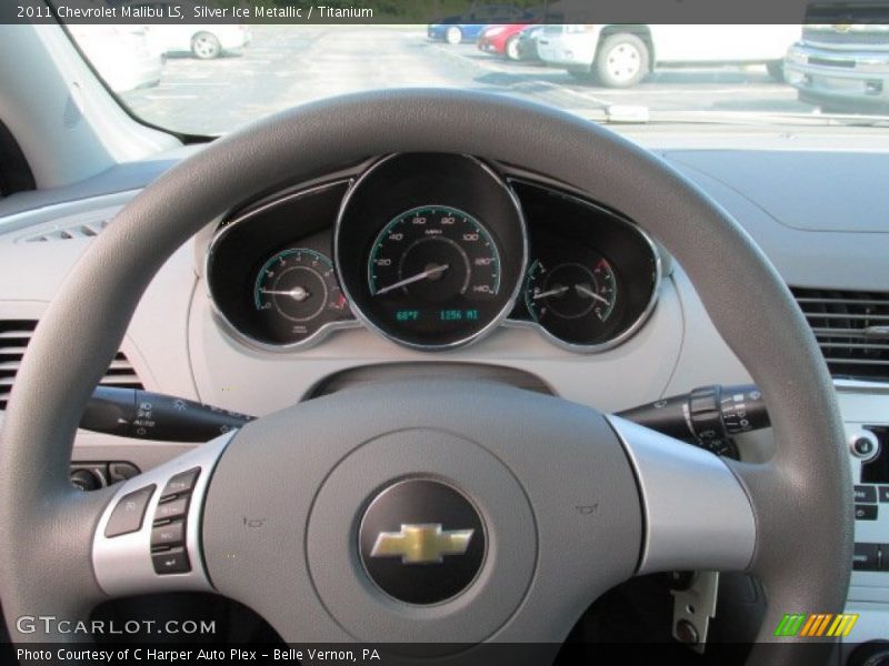 Silver Ice Metallic / Titanium 2011 Chevrolet Malibu LS