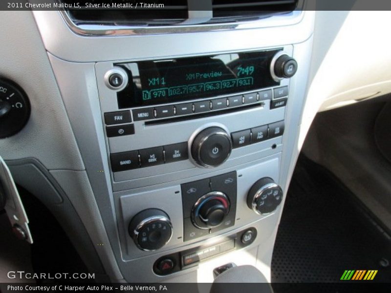 Silver Ice Metallic / Titanium 2011 Chevrolet Malibu LS