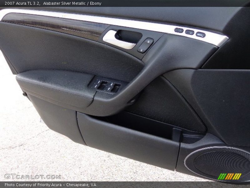 Alabaster Silver Metallic / Ebony 2007 Acura TL 3.2