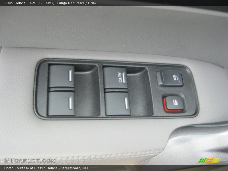 Tango Red Pearl / Gray 2009 Honda CR-V EX-L 4WD