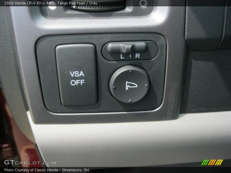 Tango Red Pearl / Gray 2009 Honda CR-V EX-L 4WD