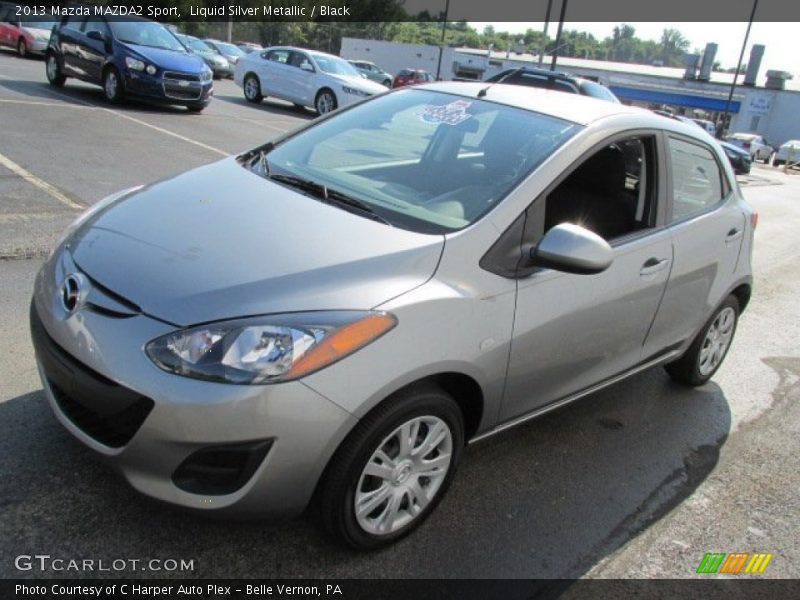 Liquid Silver Metallic / Black 2013 Mazda MAZDA2 Sport