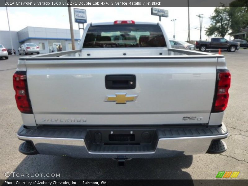 Silver Ice Metallic / Jet Black 2014 Chevrolet Silverado 1500 LTZ Z71 Double Cab 4x4