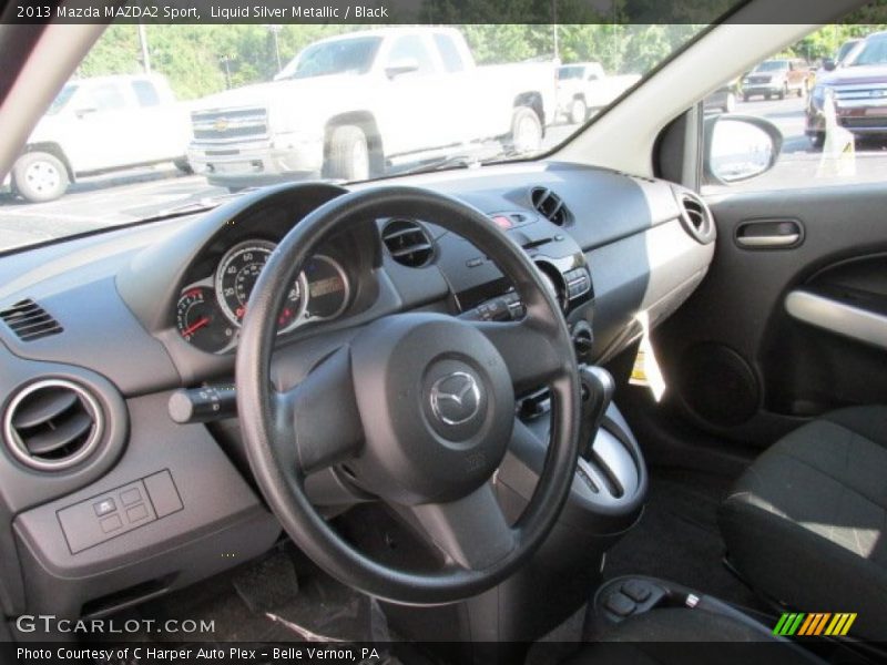Liquid Silver Metallic / Black 2013 Mazda MAZDA2 Sport