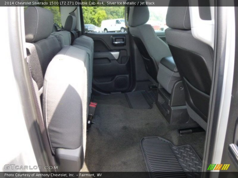 Silver Ice Metallic / Jet Black 2014 Chevrolet Silverado 1500 LTZ Z71 Double Cab 4x4