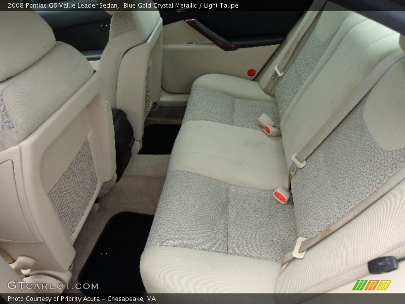 Blue Gold Crystal Metallic / Light Taupe 2008 Pontiac G6 Value Leader Sedan