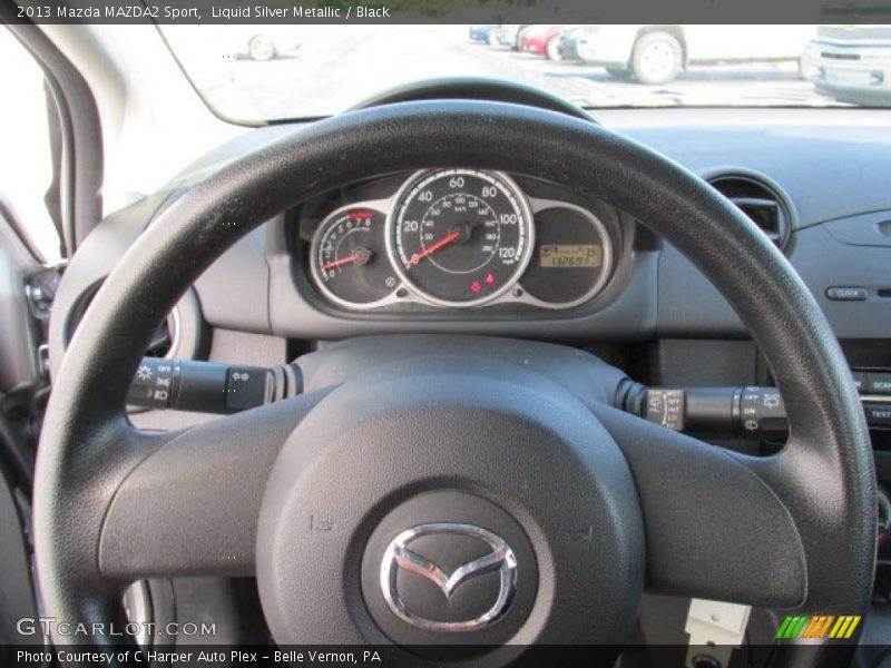 Liquid Silver Metallic / Black 2013 Mazda MAZDA2 Sport