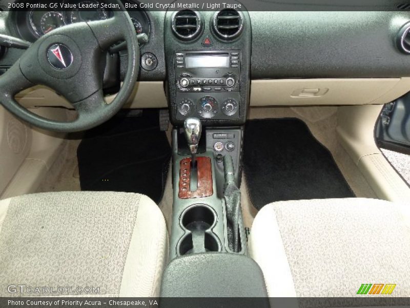 Blue Gold Crystal Metallic / Light Taupe 2008 Pontiac G6 Value Leader Sedan