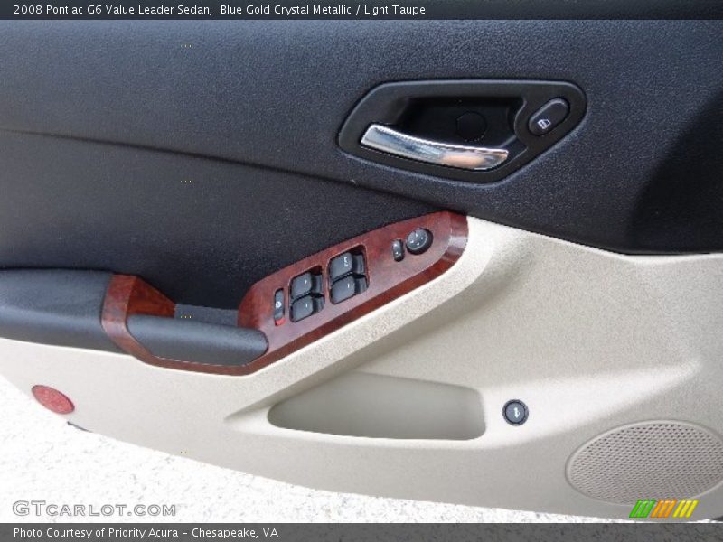 Blue Gold Crystal Metallic / Light Taupe 2008 Pontiac G6 Value Leader Sedan
