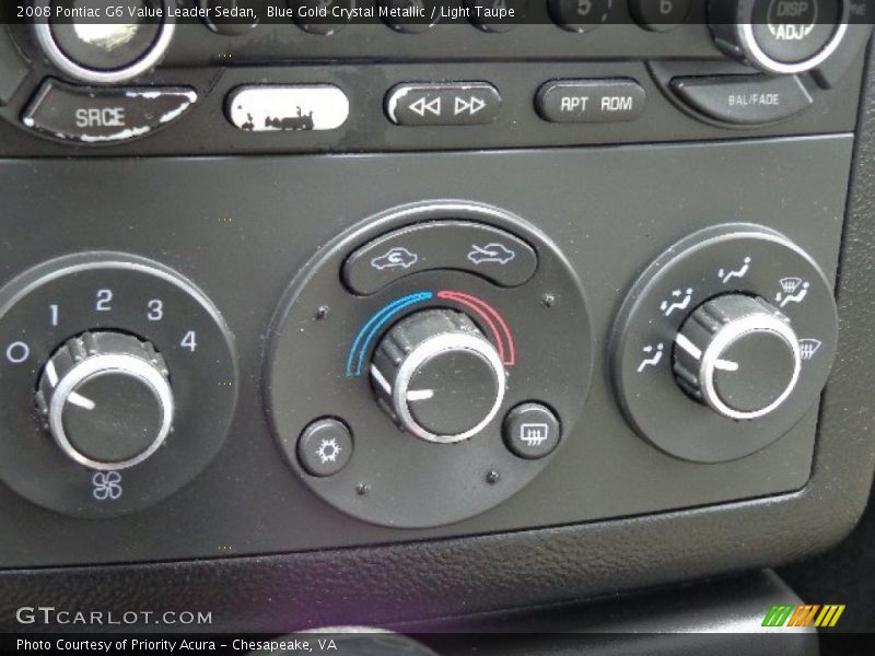 Blue Gold Crystal Metallic / Light Taupe 2008 Pontiac G6 Value Leader Sedan