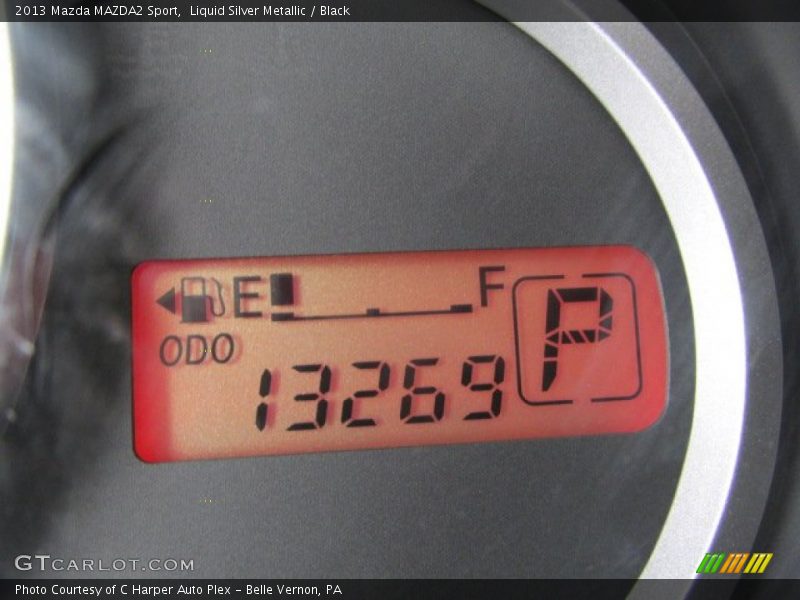 Liquid Silver Metallic / Black 2013 Mazda MAZDA2 Sport