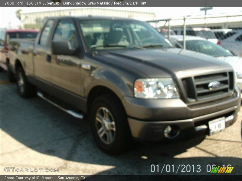 Dark Shadow Grey Metallic / Medium/Dark Flint 2008 Ford F150 STX SuperCab