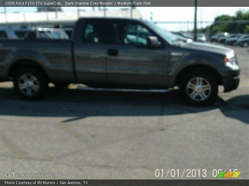 Dark Shadow Grey Metallic / Medium/Dark Flint 2008 Ford F150 STX SuperCab