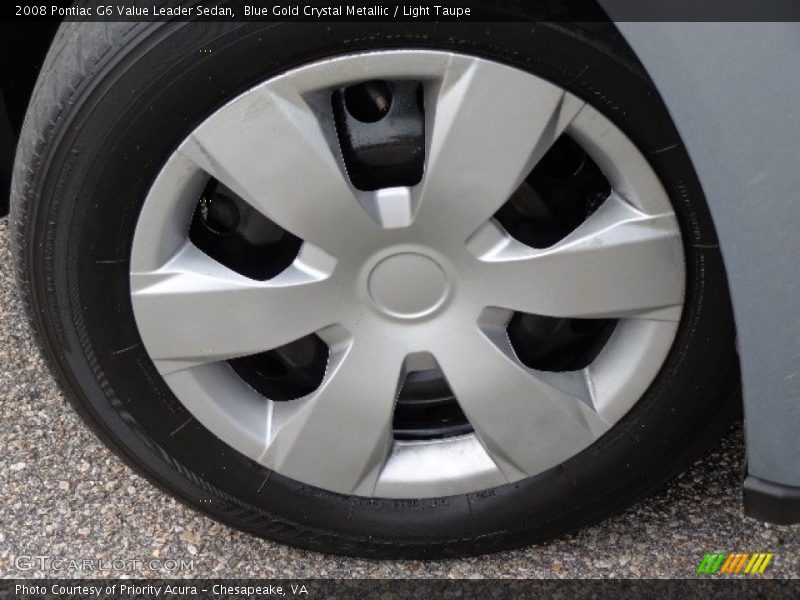 Blue Gold Crystal Metallic / Light Taupe 2008 Pontiac G6 Value Leader Sedan