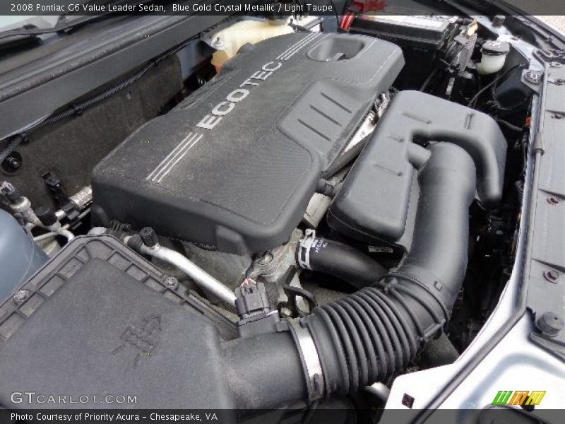 Blue Gold Crystal Metallic / Light Taupe 2008 Pontiac G6 Value Leader Sedan