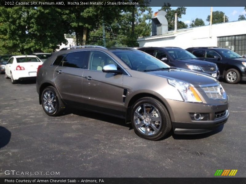Mocha Steel Metallic / Shale/Brownstone 2012 Cadillac SRX Premium AWD
