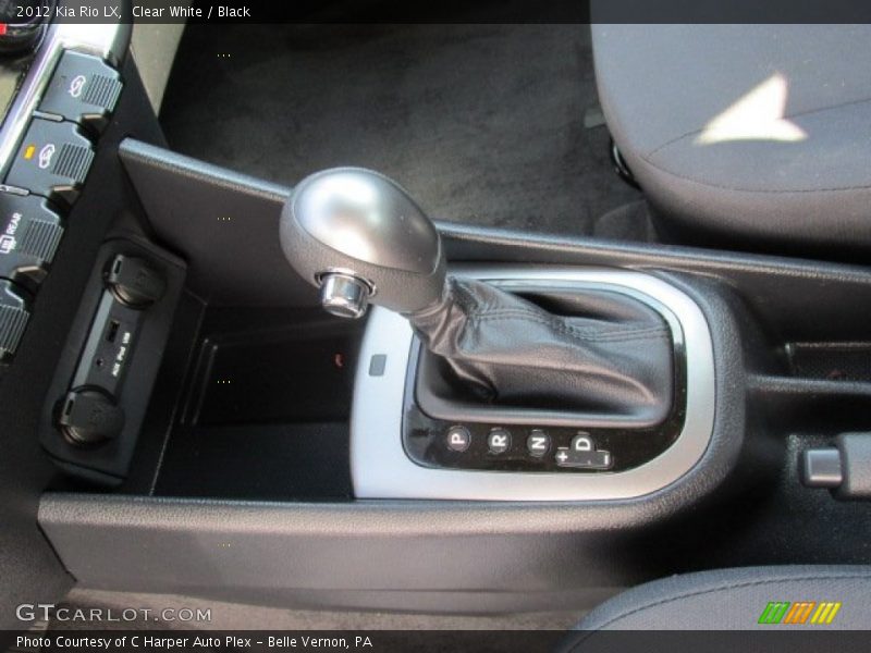 Clear White / Black 2012 Kia Rio LX