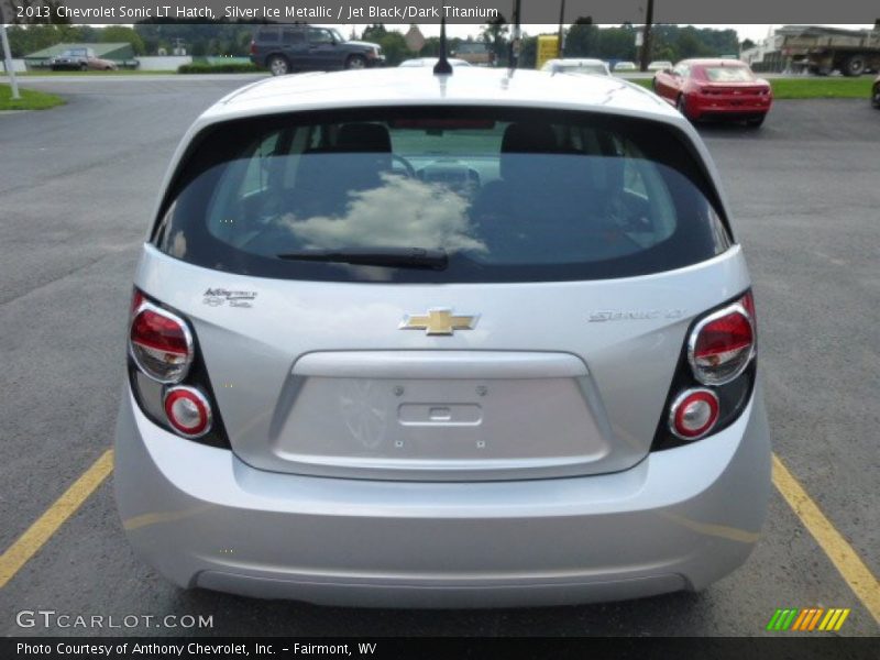 Silver Ice Metallic / Jet Black/Dark Titanium 2013 Chevrolet Sonic LT Hatch