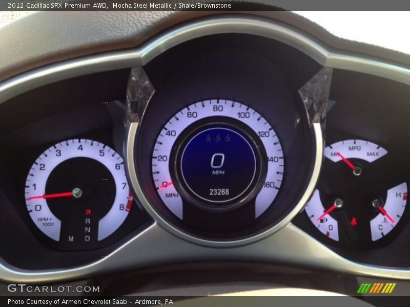 Mocha Steel Metallic / Shale/Brownstone 2012 Cadillac SRX Premium AWD