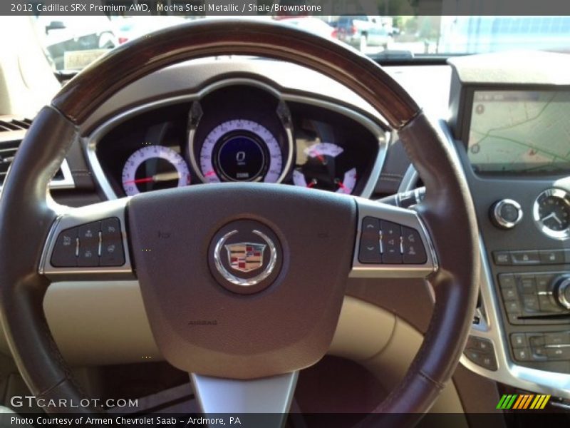 Mocha Steel Metallic / Shale/Brownstone 2012 Cadillac SRX Premium AWD