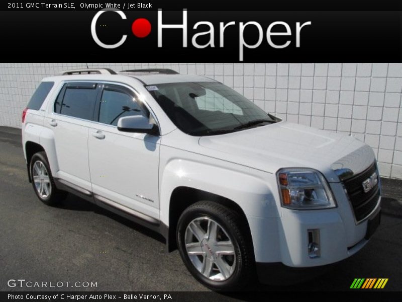 Olympic White / Jet Black 2011 GMC Terrain SLE