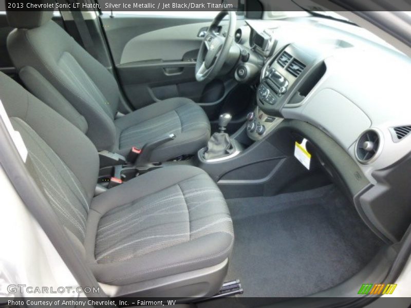 Front Seat of 2013 Sonic LT Hatch