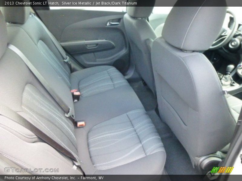 Silver Ice Metallic / Jet Black/Dark Titanium 2013 Chevrolet Sonic LT Hatch