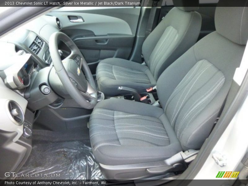 Front Seat of 2013 Sonic LT Hatch