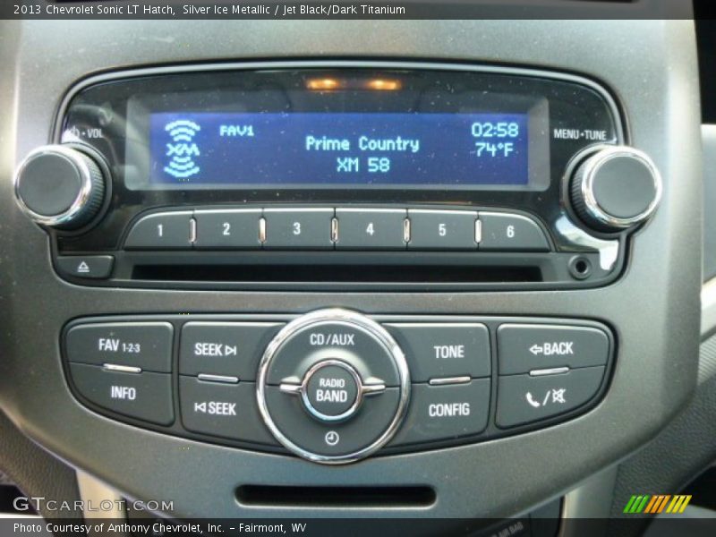 Audio System of 2013 Sonic LT Hatch