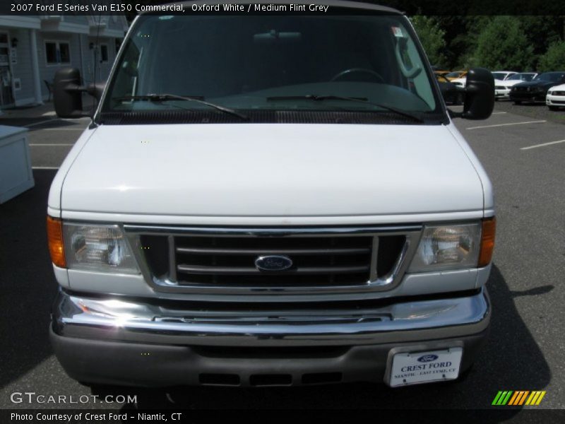 Oxford White / Medium Flint Grey 2007 Ford E Series Van E150 Commercial